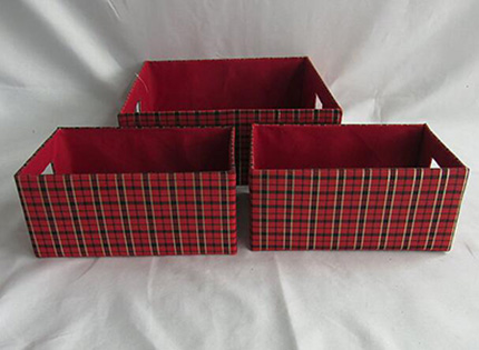 fabric storage basket gift basket set of 3
