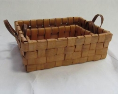 storage basket,wood woven basket,gift basket,fruit basket