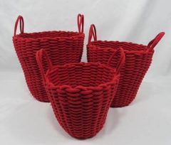 storage basket laundry basket,cotton rope basket