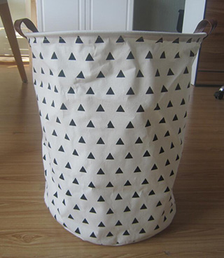 canvas laundry basket,folded laundry basket