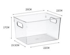 Clear plastic storage boxes,kitchen organizer