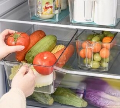 Super clear thicken multi-using plastic storage containers with handles