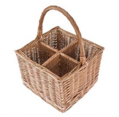 willow gift basket wine basket for 4 bottles