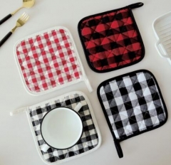 heat resistant cotton oven glove oven mitts and pot holder