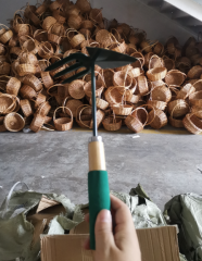 garden tools hand rake,wooden and sponge handle