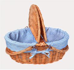 wicker picnic basket full willow picnic basket