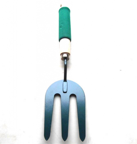 garden tools hand cultivator,wooden and sponge handle,length 37-39cm