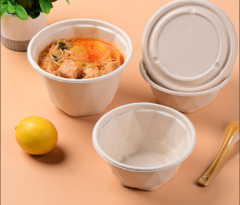 disposable paper bowl bagasse biodegradable dinner bowl noodle bowl salad bowl soup bowl