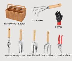 garden basket tool set garden kit