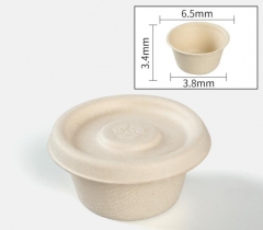 2oz bagasse biodegradable sauce cup