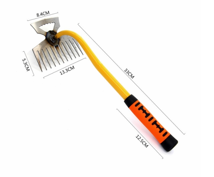 11 teeths weed puller tool garden pulling tool