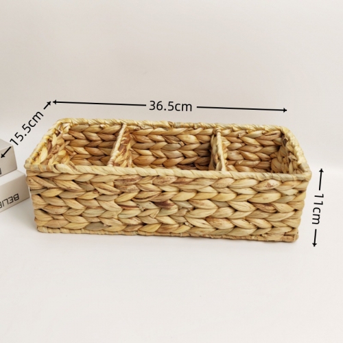 compartment woven storage basket storage organizer Basket toilet tank basket storage bin for bathroom kitchen